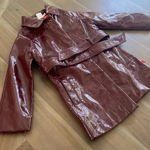 Billie Blush, kids, rain trench coat. Size 5